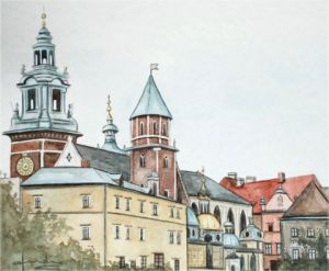 Voir le détail de cette oeuvre: la Cathédrale de Wavel  (Cracovie)